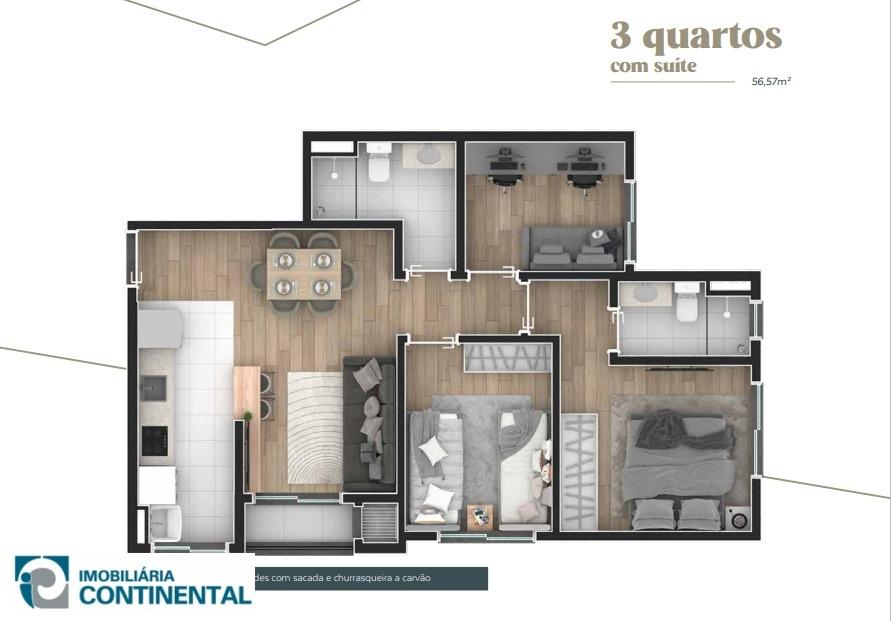 Apartamento à venda com 2 quartos, 47m² - Foto 20