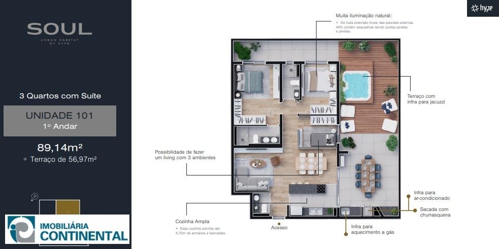 Apartamento à venda com 3 quartos, 89m² - Foto 12